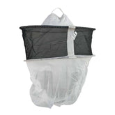 velo apicoltore fantasia in policotone con rete oversize